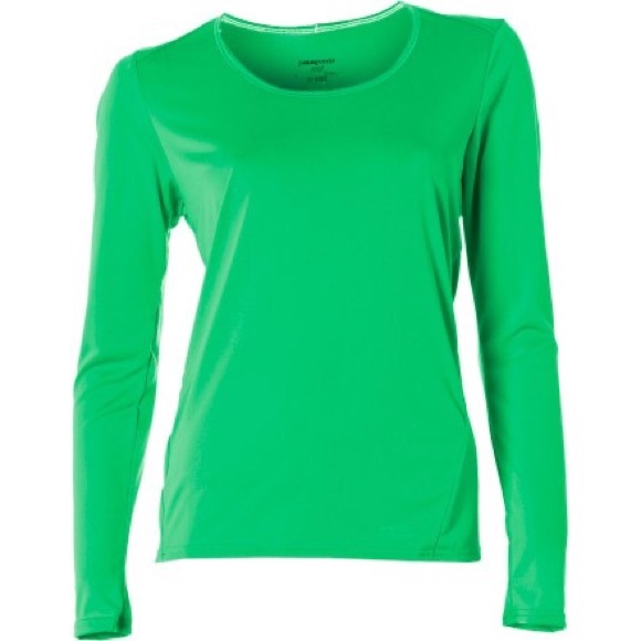 Patagonia Tops - Patagonia Capilene 1 Silk Weight Women's Green Long Sleeve Shirt Size M